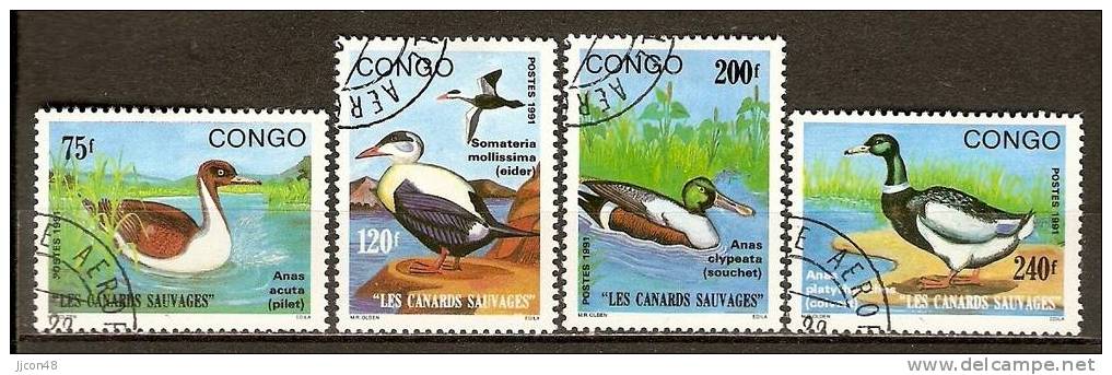 Congo 1991 Wild Ducks. (o) - Used