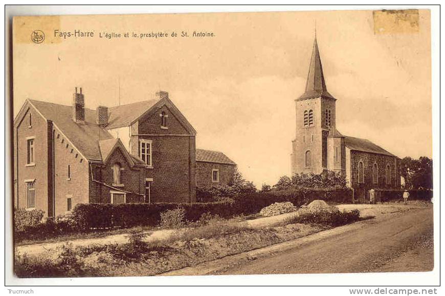C7062 - FAYS-HARRE - L' Eglise Et Le Presbytère De St. Antoine - Manhay