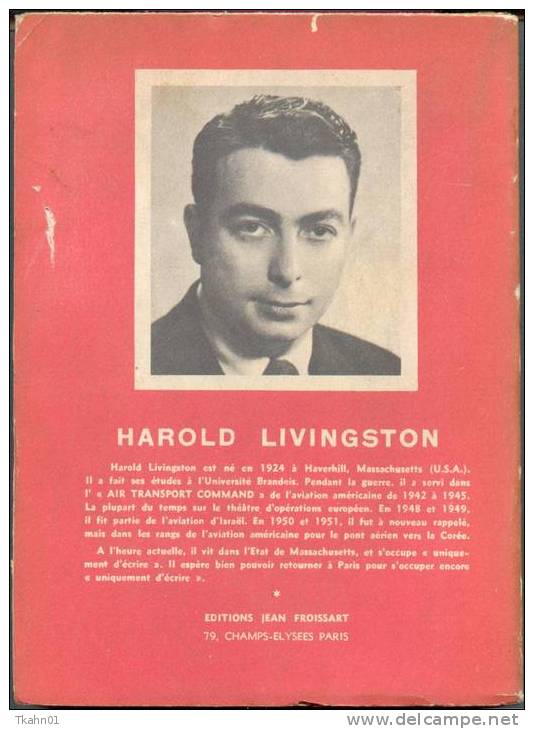 "PILOTES SANS VISA" De HAROLD LIVINGSTON, EDITIONS .JEAN-FROISSARD  DE 1952 - Adventure