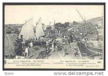 Salonica - Embarkment Of Greek Volunteers For Sed-Dul-Bahr - Guerre 1914-18