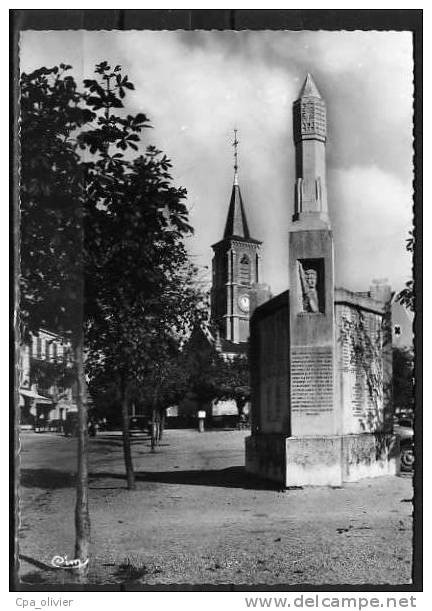 89 QUARRE LES TOMBES Place De L'Eglise, Monument Aux Morts, Ed CIM 112, CPSM 10x15, 196? - Quarre Les Tombes