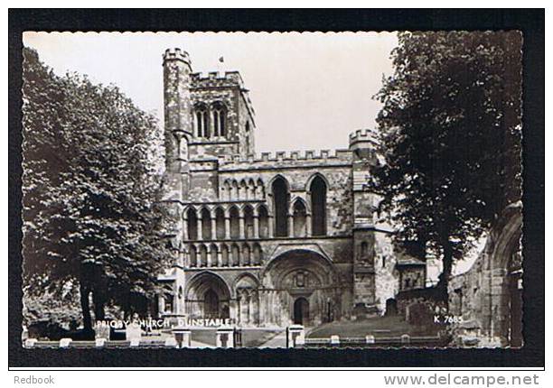 Real Photo Postcard Priory Church Dunstable Bedfordshire - Ref 192 - Otros & Sin Clasificación