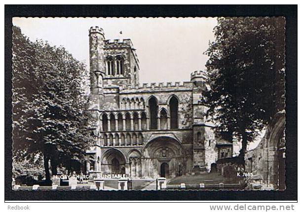 Real Photo Postcard Priory Church Dunstable Bedfordshire - Ref 192 - Autres & Non Classés