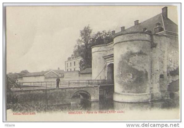 Cpa 59 BERGUES Porte De Bierne - Bergues