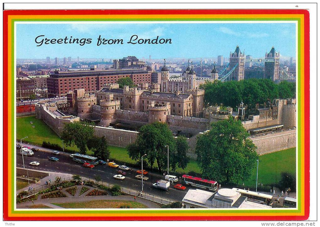 Greetings From LONDON - The Tower Of London, The Tower Bridge, The World Trade Center - Tower Of London