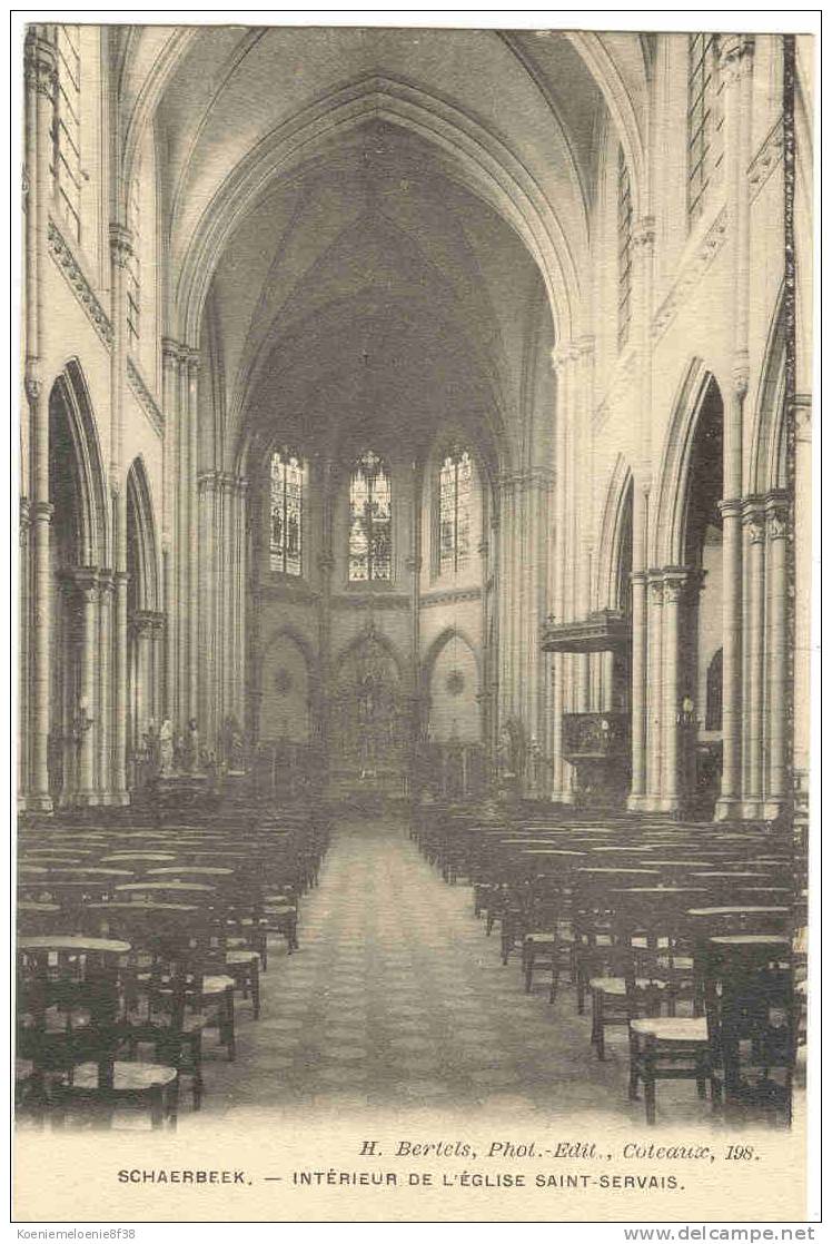 SCHAERBEEK - INTERIEUR DE L'EGLISE  SAINT SERVAIS - Schaerbeek - Schaarbeek