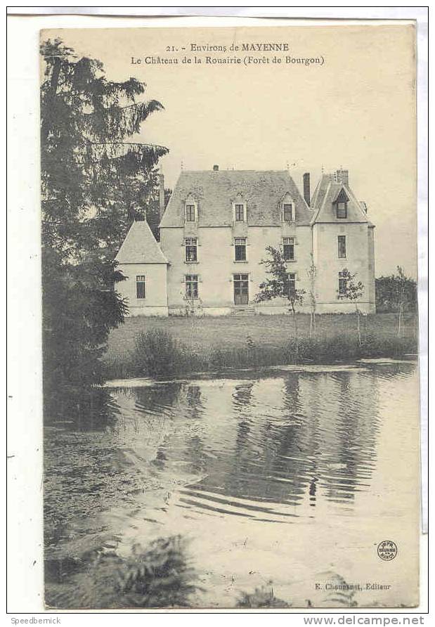 11989 Environs De Mayenne, Le Chateau Rouairie (foret De Bourgon ) . 21 Chouasnet - Autres & Non Classés