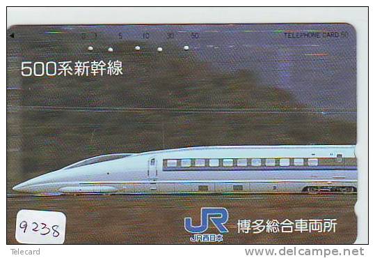 Telecarte Japonaise Japan Train (9238) DAMPF *390-18208 * Eisenbahn Trein Locomotive Zug Japon Japan Karte - Teléfonos