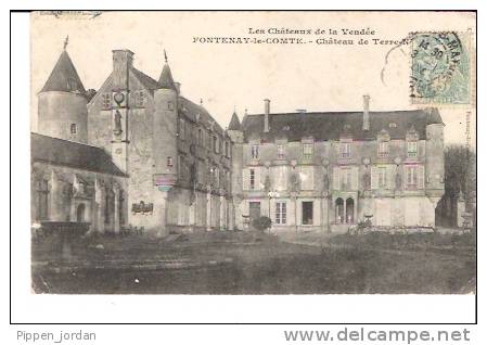 85 FONTENAY LE COMTE * Le Chateau De Terre-Neuve * 1904 - Fontenay Le Comte