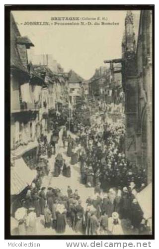 56 JOSSELIN - Procession Notre Dame Du Roncier (religion) - Josselin