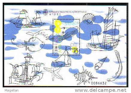 Macao - Chine - Yv. BF 72 + Feuillet Des N° 942/3 Neufs ** (MNH) - Bateau Voilier - Hojas Bloque