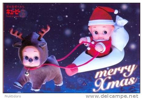 Japan Postal Stationery Postcard Christmas 50 Yen Santa Claus - Sledge ** - Postkaarten