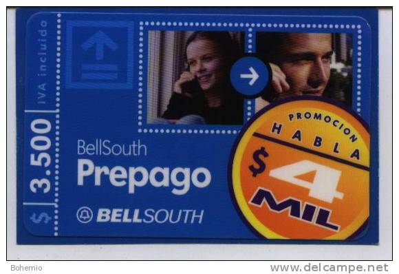 Chile -Prepago Bellsouth $3.500 - Cile