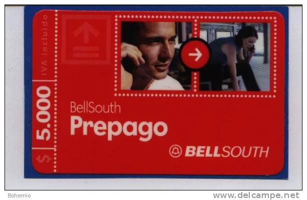 Chile -Prepago Bellsouth $5.000 - Cile