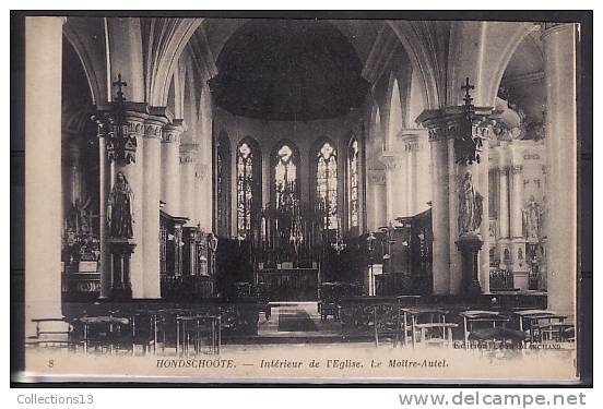 NORD - Hondshoote - Intérieur De L'église - Le Maître Autel - Hondshoote