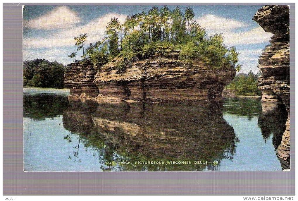 Lone Rock, Picturesque Wisconsin Dells - Autres & Non Classés
