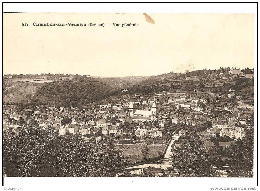 23 -  CHAMBON-sur-VOUEIZE  - Vue Générale - Chambon Sur Voueize