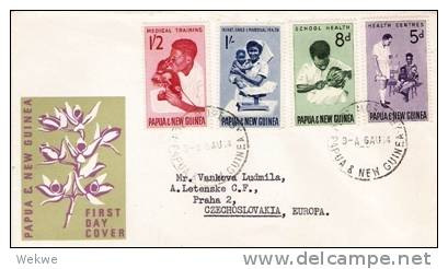 PNG029/ FDC, Gesundheitsdienst 1964 (Medizin, Health) - Papouasie-Nouvelle-Guinée