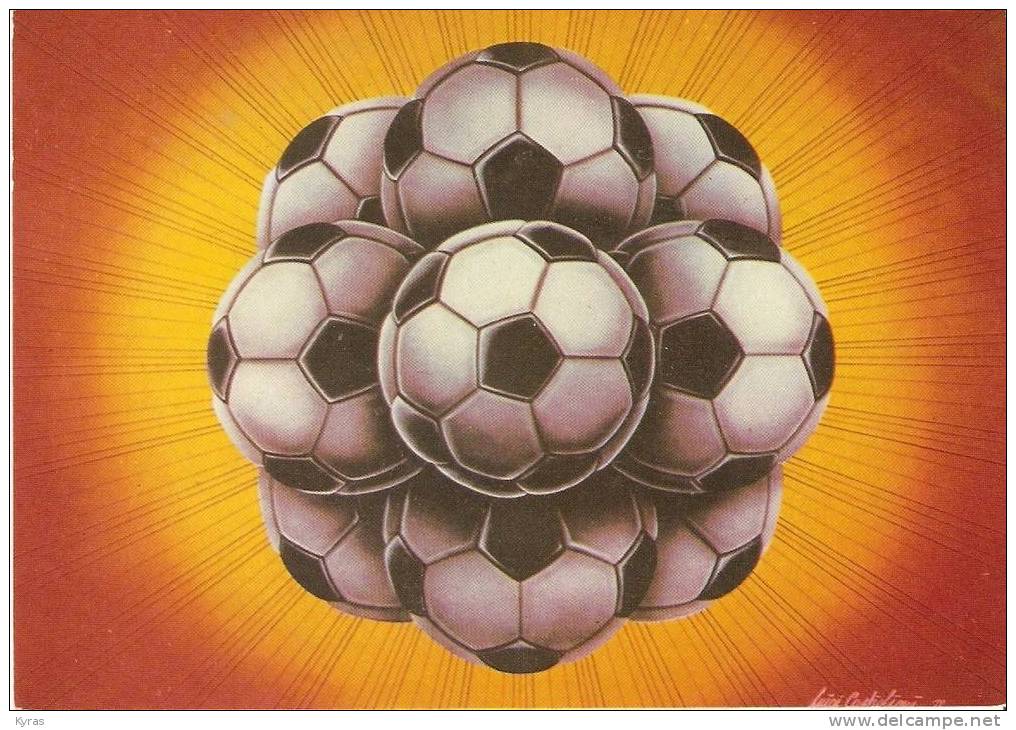 CPM 10X15 JUNGLE TELE FOOT 1 Illust. L.CASTIGLIONI 1978 - Fútbol
