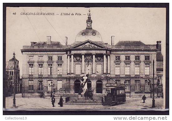 MARNE - Châlons Sur Marne - L'hôtel De Ville - Châlons-sur-Marne