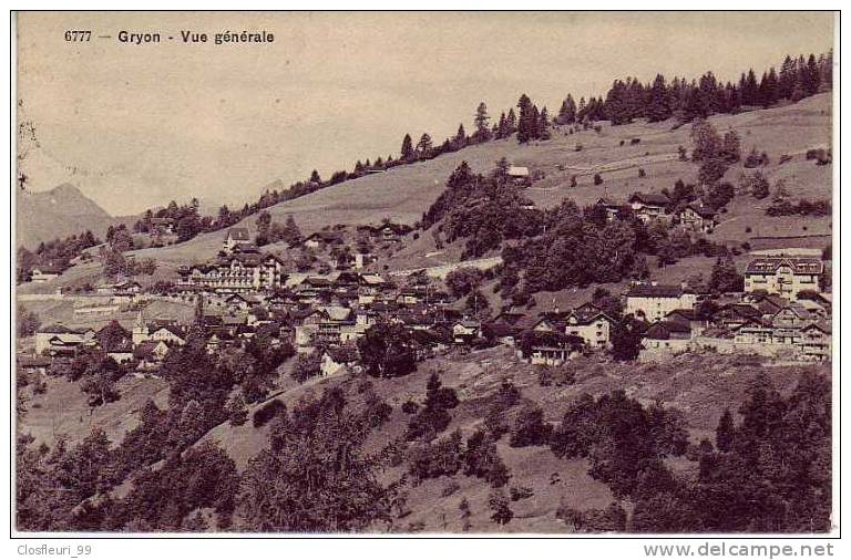 Gryon, Un Si Joli Village Autrefois. Ecrit 1912 - Gryon