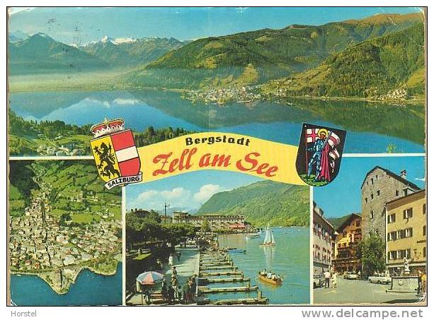 Austria - 5700 Zell Am See- Bergstadt - Mehrbildkarte - Zell Am See
