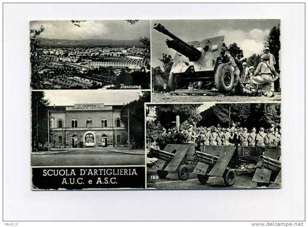Foligno 1960 Scuola Caserma Artiglieria Animata - Foligno