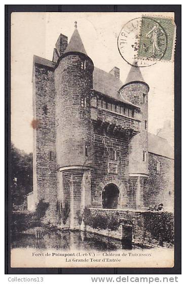 ILLE ET VILAINE - Paimpont - Forêt - Château De Trécesson - La Grande Tour D'entrée - Paimpont