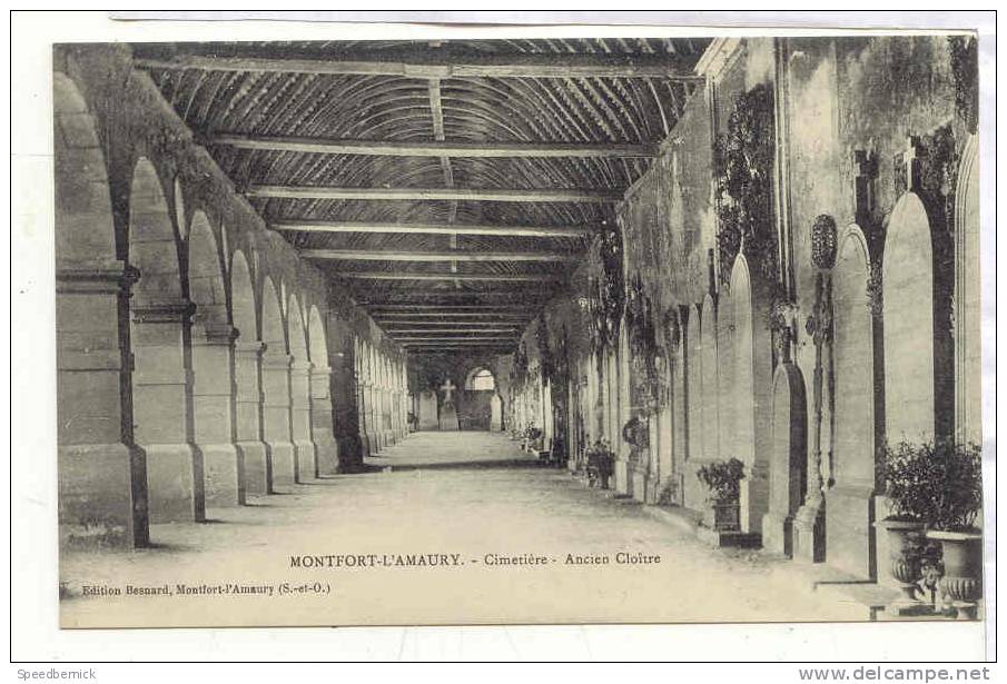 11907 Montfort L´amaury  Ancien Cloitre Cimetière . Besnard - Montfort L'Amaury