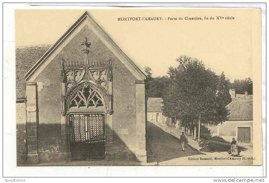 11906 Montfort L´amaury  Porte  Cimetière . Besnard - Montfort L'Amaury