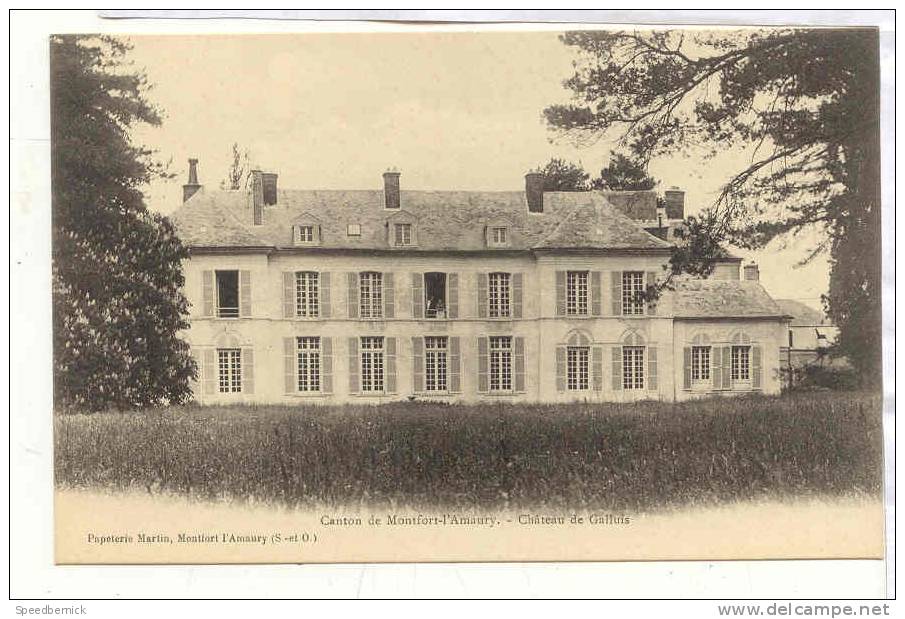 11896 Montfort L´Amaury  CHATEAU DE GALLUIS ; Martin Ml'A. - Montfort L'Amaury