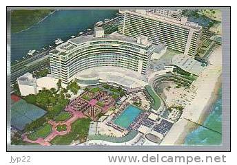 Jolie CP Etats Unis Amérique Floride Miami Beach Fontainebleau Hôtel - - Miami Beach
