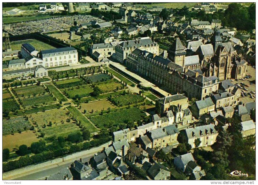 CPSM.   EVRON. VUE GENERALE AERIENNE. DATEE 1993. - Evron