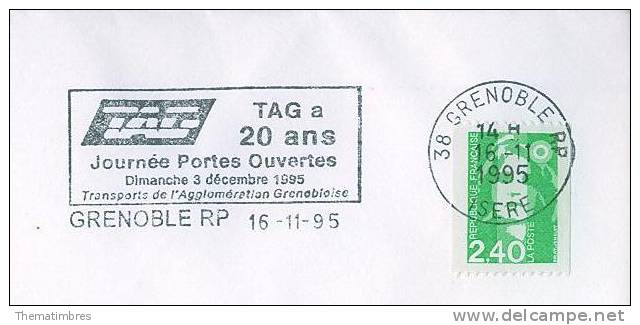 SD0773 Journees Portes Ouvertes Tranports Agglomeration Grenobloise Flamme Grenoble RP 1995 - Other (Earth)