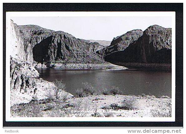 Real Photo Postcard Arizona USA Canyon Lake On Apache Trail - Ref 197 - Autres & Non Classés