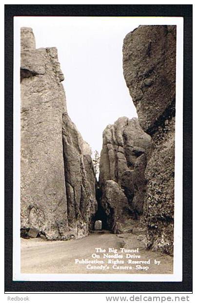 Early Postcard South Dakota USA The Big Tunnel On Needles Drive - Ref 197 - Otros & Sin Clasificación