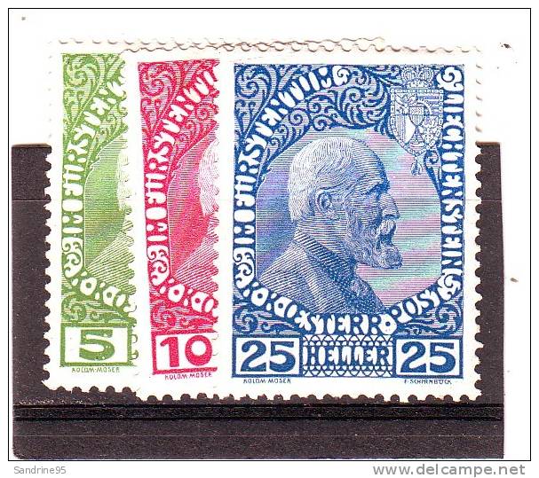LIECHTENSTEIN PRINCE JEAN II PAPIER COUCHE . - Unused Stamps