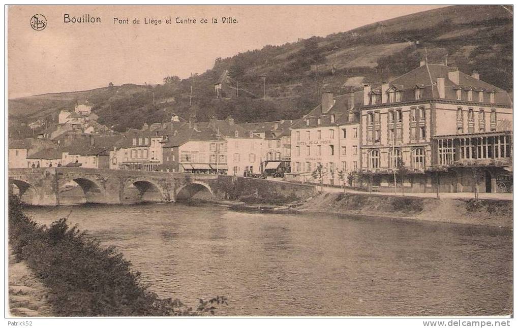 BOUILLON Pont De Liège Et Centre De La Ville. - Bouillon