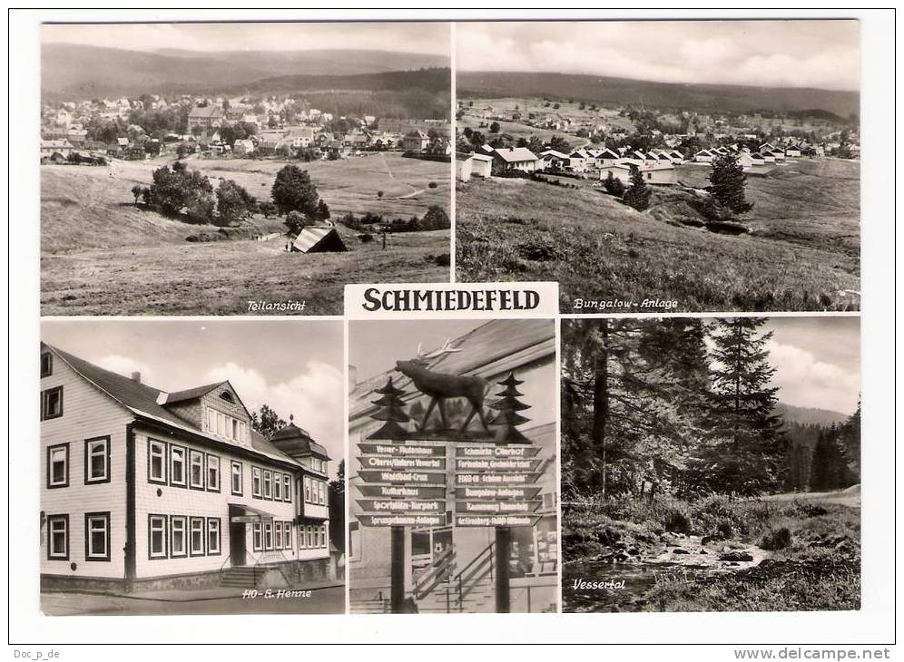 Schmiedefeld  , Gelaufen Mit Briefmarke , Gestempelt 1981 - Schmiedefeld