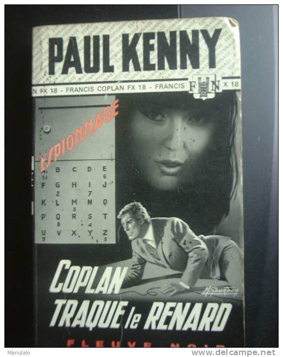 Livre Fleuve Noir Espionnage De Paul Kenny "Coplan Traque Le Renard " Année 1971 - Fleuve Noir