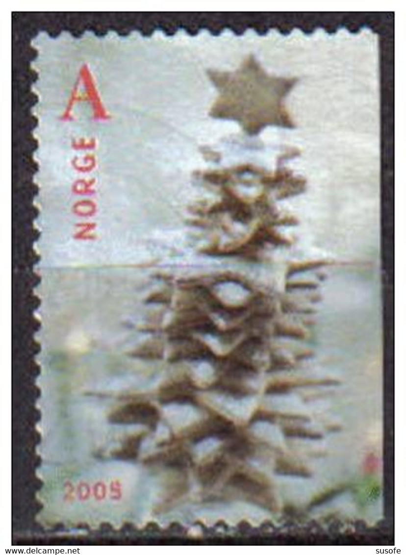 Noruega 2005 Scott 1455 Sello º Arbol Nöel Navidad Christmas Michel 1558Dl Yvert 1501 Norway Stamps Timbre Norvège - Usati