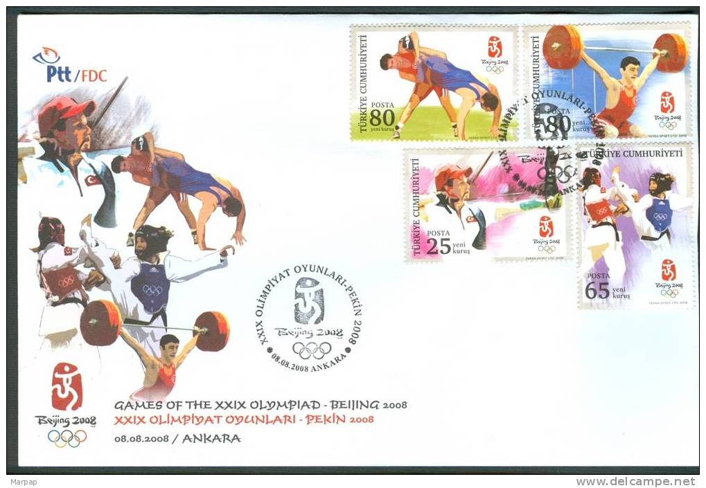 Turkey, Yvert No 3378/3381, FDC - FDC