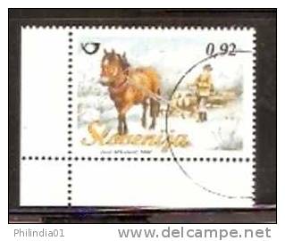 Slovenia 2008 Horse-drawn Cargo Sledge Transport Mountain Snow SPECIMEN  MNH # 2091 - Other (Earth)