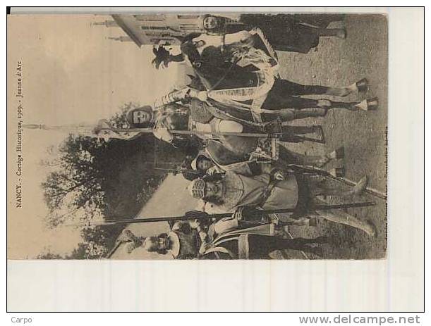 NANCY. - Cortège Historique, 1909. - Jeanne D´Arc. - Nancy