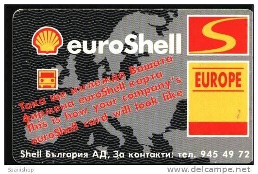 BULGARIA PHONECARD EURO SHELL OIL - Petrole