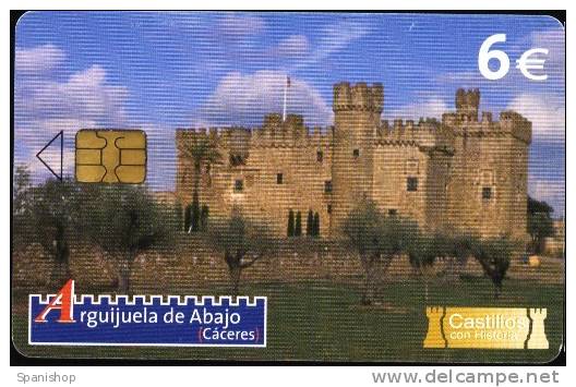 SPAIN PHONECARD Castillo ARGUIJUELA DE ABAJO  Castle - Emisiones Básicas