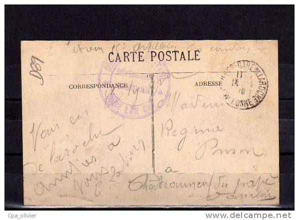 89 LAROCHE MIGENNES Café Bézine, Très Animée, Cachet Commission Militaire De Gare, Ed Guillot, 1916 - Migennes