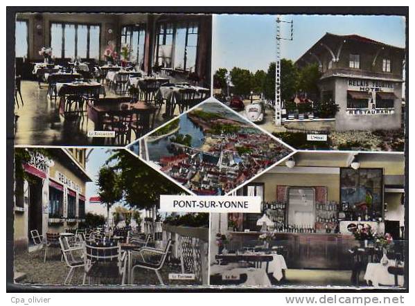 89 PONT SUR YONNE Hotel Restaurant, Relais Tourtel, Multivue, Ed Mignon 6571, CPSM 10x15, 196? - Pont Sur Yonne