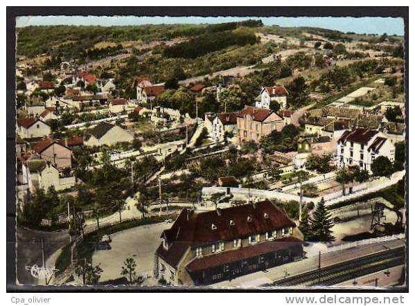 89 PONT SUR YONNE Quartier De La Gare, Vue Générale Aérienne, Ed CIM 2845, CPSM 10x15, 1962 - Pont Sur Yonne