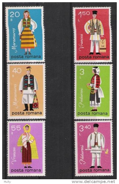 Roemenie Y/T 2745 /  2750 (**) - Unused Stamps